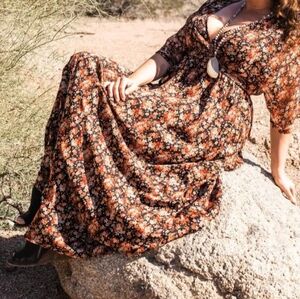 Floral maxi, size medium